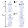 Orirya Anal Plug Anal Development Soft TPE Transparent Egg Shape Anal Goods Anal Stopper for Women Adult Goods for Men Anal Plug SM Goods Anal Plug