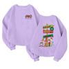 Children's Fashionable Lightweight Long-sleeved Round Neck Pullover With Pockets Printed Pullover