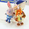 Zootopia Plush Keychain With Cartoon Animal Design For Backpack Decor