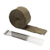 Universal Fireproof Heat Insulation Motorcycle Exhaust Wrap - Anti-Scald, Anti-Burn Banana Fiber Cloth