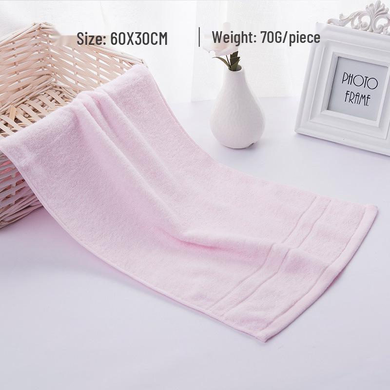 

Jieliya Полностью хлопковое полотенце для лица - Впитывающее, Удобное, Однотонное с вышитым логотипом для мужчин и женщин 60x30cm красный