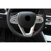 Matte Silver For BMW 5 Series G30 2018-22 Cover Trim Border Strip Steering Wheel