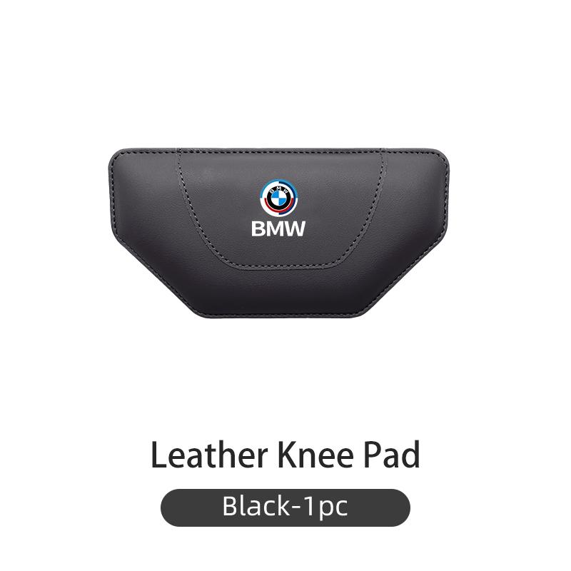 

2025 Hot Car Leather Knee Pad Leg Pad Hand Inside Armrest Leg Pad Holder Support Accessories For BMW X3 X5 M5 M3 E46 E90 E60 F10