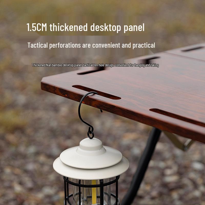 Mountain Butterfly Portable Aluminum Folding Table - High-End Outdoor Camping & Tea Brewing Furniture
