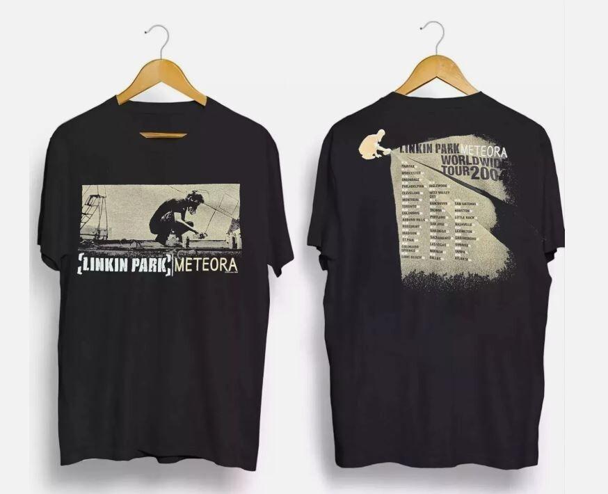 

Футболка Linkin Park Meteora 2004 World Tour Винтаж Y2K Розмір S-5XL Унісекс S