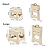 Folding Stool, Retractable Plastic Outdoor Beach Chair Ultra Light Folding Fishing Chair, Family Travel and Hiking Folding Chair