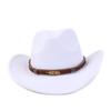 New Western Cowboy Hat Top Hat Jazz Hat Big Brim Ethnic Style Cowboy Felt Hat
