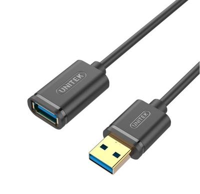 Kabel Unitek Y-C456GBK Przedłużacz USB 3.0 AM-AF 0,5m