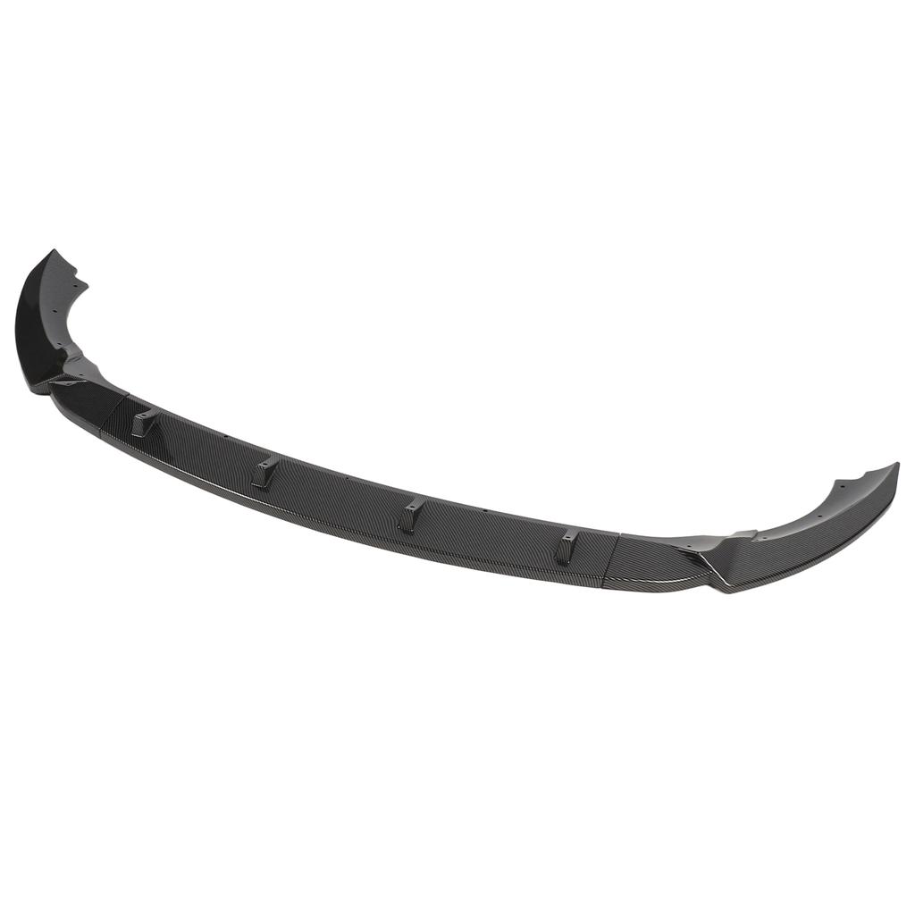 3 Sections Front Bumper Lip Diffuser Sturdy Front Bumper Lip Spoiler Replacement for   A‑Class W176 Standard Pre‑facelift