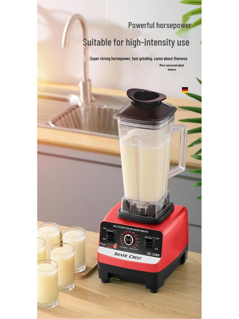 Multi-Functional High-Power Blender, Food Processor, Meat Grinder, and Juicer