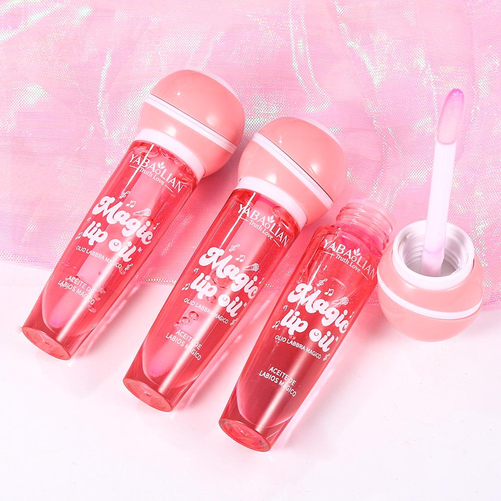 Różowy Ciepły Zmiana Błyszczyk do Ust Seksowny Pełny Kolor Kryształowy Płyn Wodoodporny Nawilżający Makijaż Ust