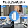 Tuya Zigbee Smart Door Window Sensor Wireless Open Close Detector Smart Home Security Alarm Works with Alexa Google Assistant