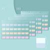 4Pcs A5/B5 Binder Color PET Translucent Index Sticker Student Notebook Sort Label Index Tabs Book Marker Writable Sticky Notes