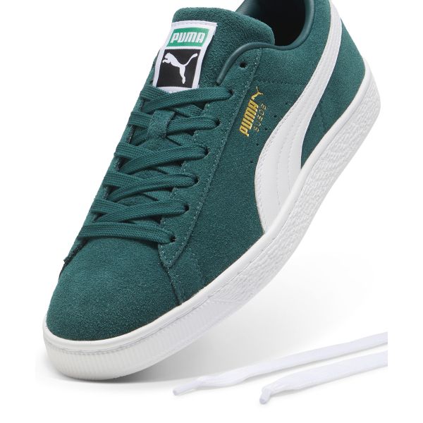 Puma Suede Classic Dark Myrtle Unisex Sneaker Grün Weiß 399781-15