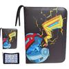 52 Style 400pcs  Card Album 2x2 Loose-leaf Large Capacity Leather Anime Zipper Card Collection Photo Album