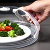 Mikrowellen-Spritzschutz Hitzebeständige Lebensmittelabdeckung für Teller Schüsseln Ölfest Staubdicht Frischhalte-Deckel