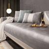 Ice Silk Sofa Cushion Leather Light Luxury Summer Summer Seat Cushion for Summer Simple Modern Non-Slip Leather Sofa Cover