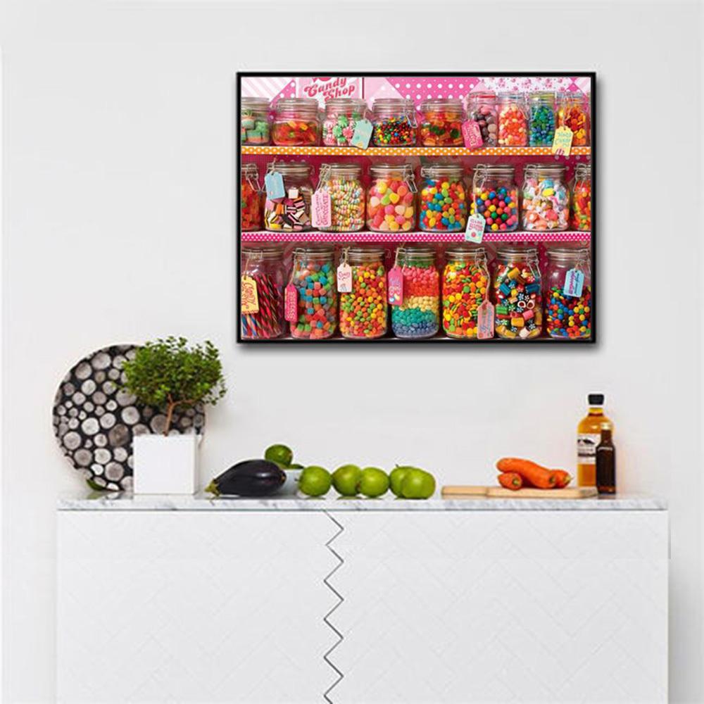 5d Diamond Painting Mosaic Sugar Full Square/round Embroidery Dessert Cross Stitch Kit Home Decor