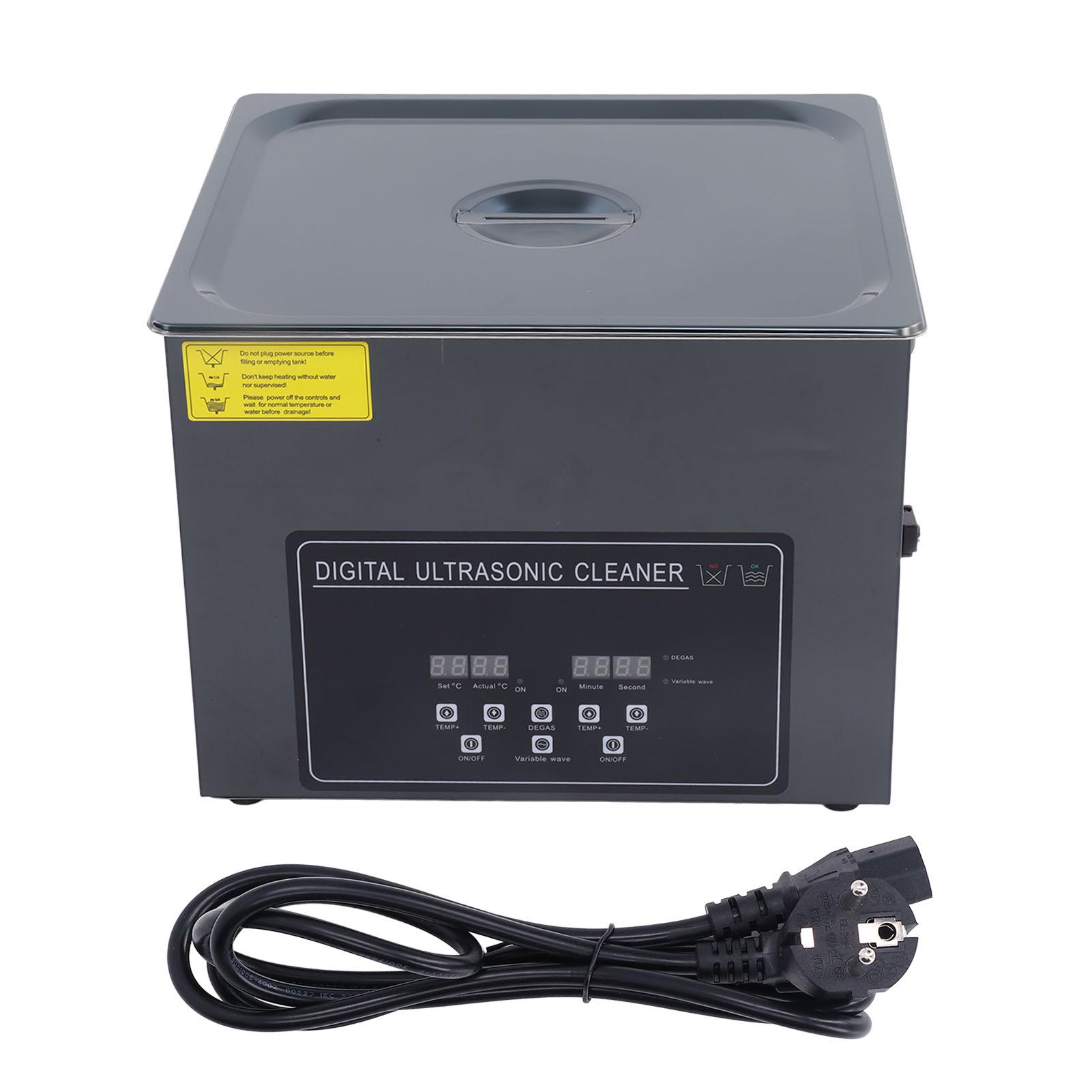 

15 л Дегазационная ультразвуковая мойка Таймер Очистительная машина для аппаратного обеспечения Печатная плата YM‑615AEU Вилка 220 В