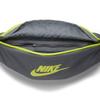 Nike Heritage Polyester Sling Bag Fanny Pack Regular Unisex Gray Yellow Green Casual BA5750-068