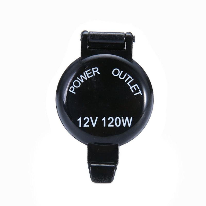 12-V-Autoladegerät, weiblicher Sitz, wasserdichte Kunststoffabdeckung, Steckdose