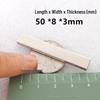 N52 Super Strong Neodymium Iron Boron Magnet, Rectangular 25x30x100mm, Permanent Magnetic Steel Sheet.