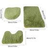 3-Piece Bathroom Carpet Set: Super Soft Non-Slip Bathtub & Absorbent Bath Mats (50x80cm), Machine Washable