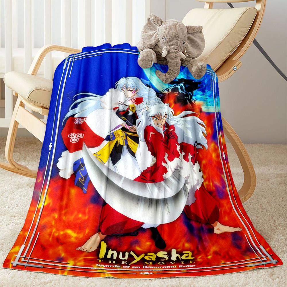 Inuyasha Adventure Blankets are suitable for living rooms,making them an ideal choice for outdoor travel and gifts.