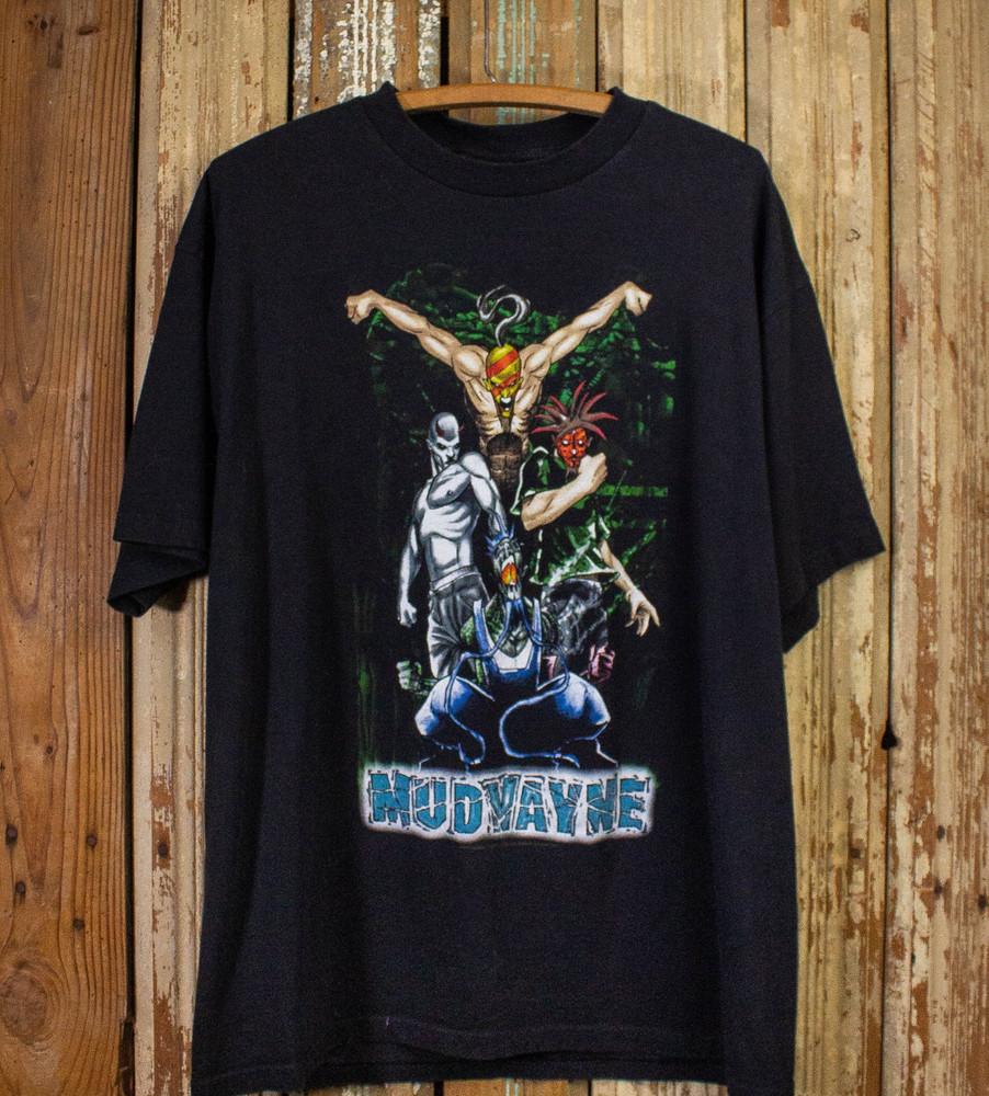 Винтажная футболка Mudvayne Концерт 2000 Черная Все размеры Унисекс XXXL