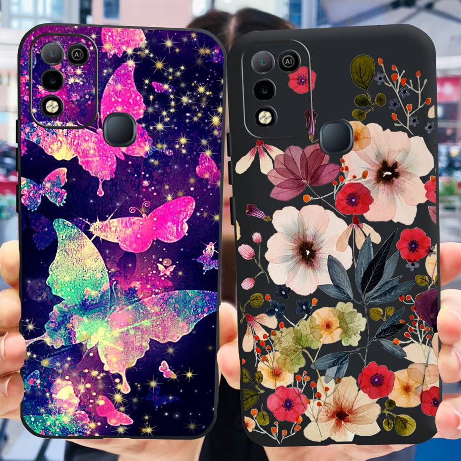 For Infinix Hot 10 Play X688C X688D Phone Case Cute Design Soft Silicone Back Cover For Infinix Hot 10 X682 Hot10 10 Lite X657B
