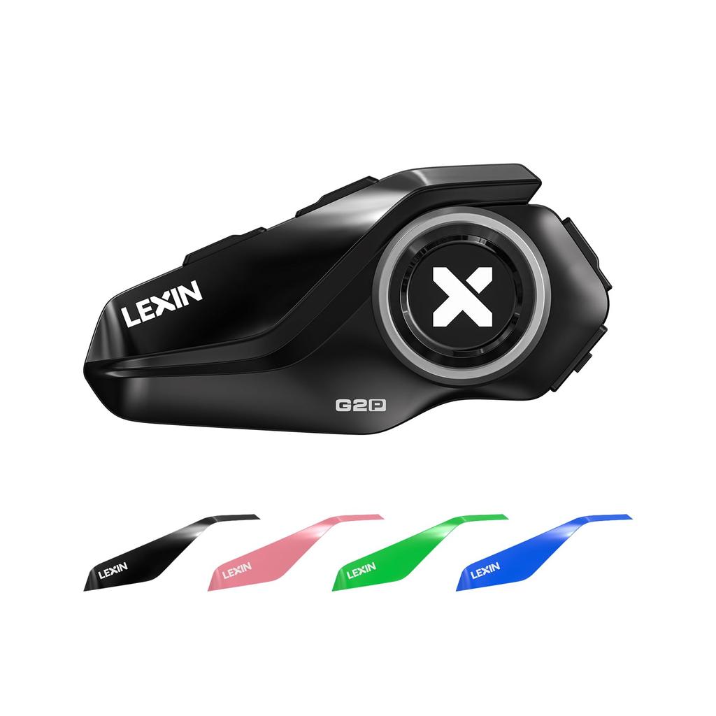 LEXIN G2P Motorcycle Bluetooth Simultaneous 4 FM Maximum 1000m Talk 13 Hours Talk Siri IP67 Sound Voice 2 Different Intercom Large Technical Standards