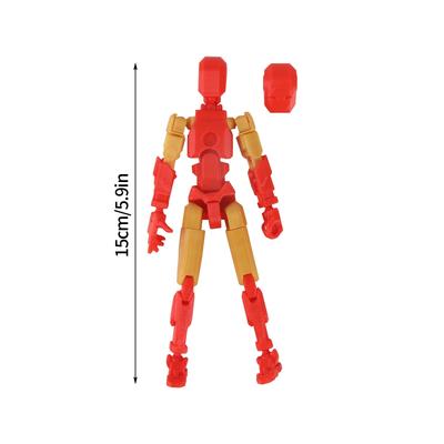 2025 NEU 13 Actionfigur T13Action Figure 3D Gedruckt Mehrgelenkig Beweglich Lucky13 Actionfigur Nova 13 Actionfigur Dummy