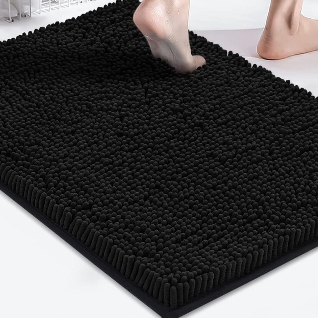 Chenille Rug Bathroom Mat Dogs Doormats Absorbent Non Slip Bath Mats Shower