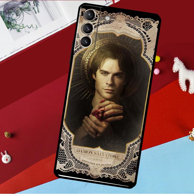 Damon Salvatore Vampire Diaries Funda For Samsung Galaxy S26 S25 S23 S22 S20 S24 Ultra S9 S10 Plus S21 FE S25 FE Phone Case