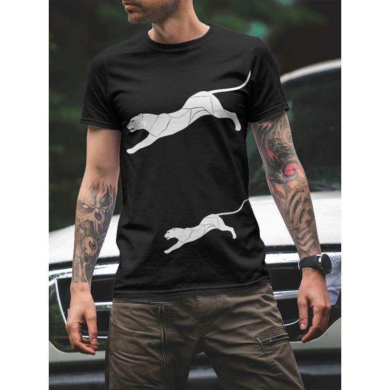 Men's   3D Prints T-Shirt Summer Fashion Outdoor O-Neck   Graphic T Shirts Street Short Sleeve Tee Top