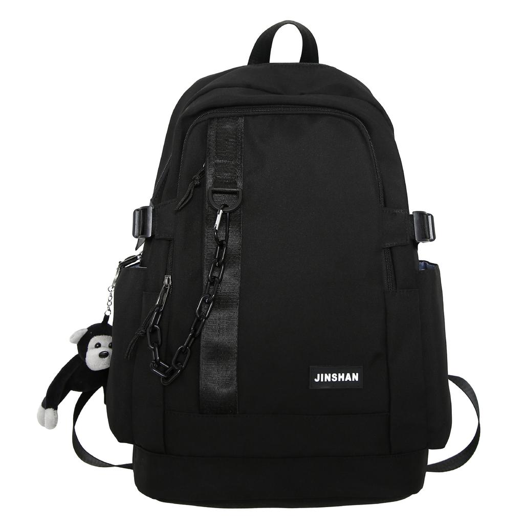 Schoolbag trendy brand fashionable versatile trendy cool college student backpack simple backpack female large capacity high school junior