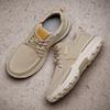 Mode Atmungsaktiv Weich Herren Sneaker Outdoor Freizeitschuhe Rutschfest Herren Canvas Schuhe Outdoor Freizeitspaziergang Trainer Schnürschuhe Trekkingschuhe
