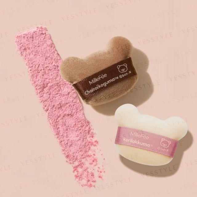 MilleFee - San-X Рилаккума Корилаккума и Чаироикогума Пуховка 1 set
