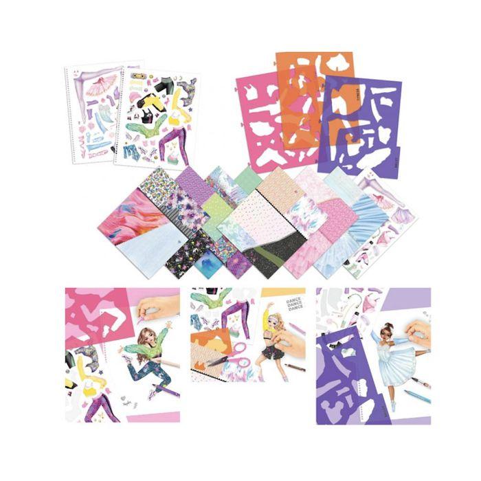 Album coloriage et création TOP Model modèle Dance