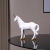 Kreative einfache Einhorn Harz Handwerk Dekoration Tischplatte Büro Wohnzimmer Weinschrank TV Schrank Heimdekoration