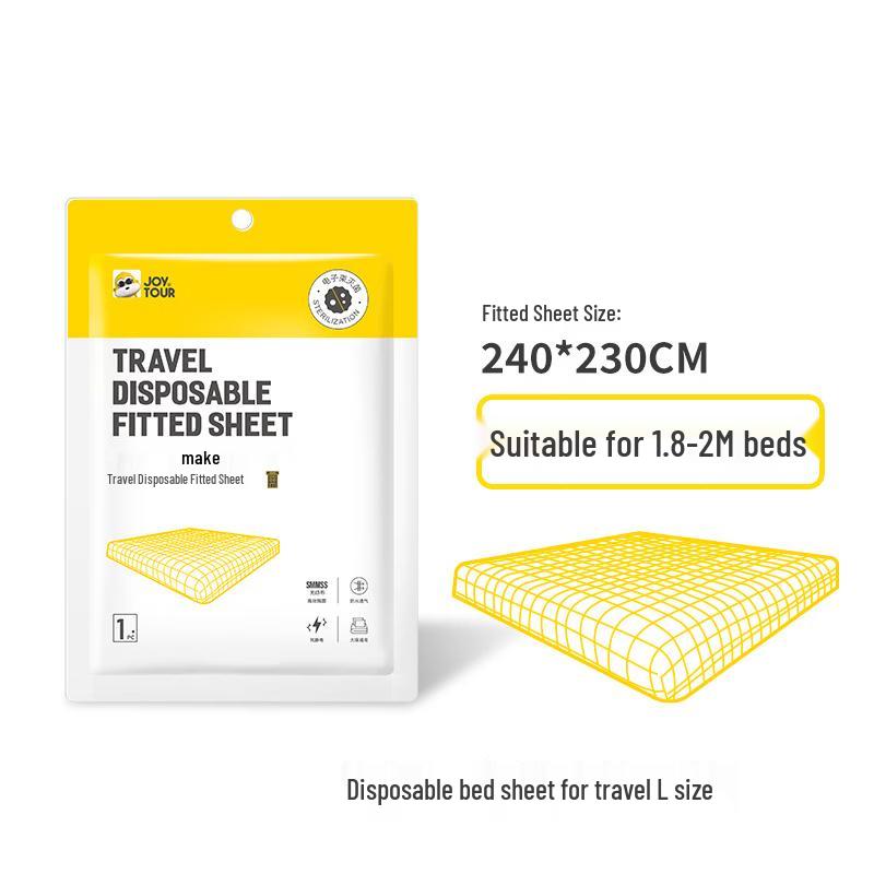 

Brangdy Disposable Travel Bed Sheet Set 240x230cm