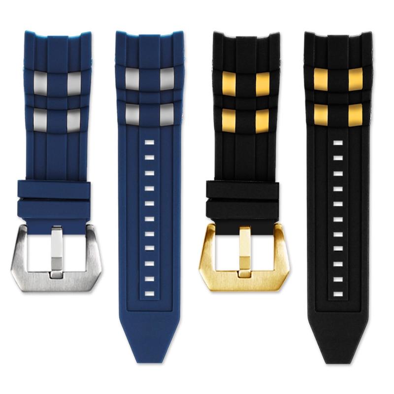 Per alta qualità gomma serie Invicta Pro Diver quadrante grande bocca curva stile originale catena orologio da uomo cinturino curvo per orologio