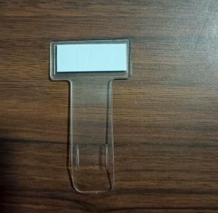Plastic Car Parking Business Card Holder for Temporary Parking with Clip