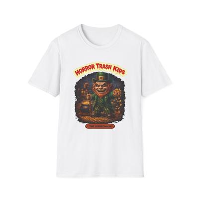 Horror Trash Leprechaun Unisex T-Shirt | Creepy St. Patrick's Design