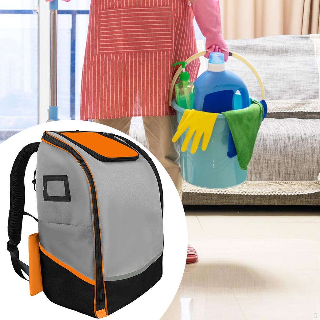 Cleaning Backpack Bag Supply Tote Supplies for Housekeeping