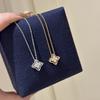 Accessible Luxuryclassy Four-leaf Clover Necklace Smart Detachable Design Exquisite Fashioncasual Clavicle Chain