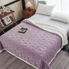 New Minimalist Hollow Jacquard Blanket Thickened Soft Warm Bed Blankets Quilt Multi Functional Sofa Blanket for Office Nap Time