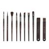 10Pcs Wooden Handle Painting Brush Set Animal Hair Art Supplies Paint Brush Pen Set  Watercolor