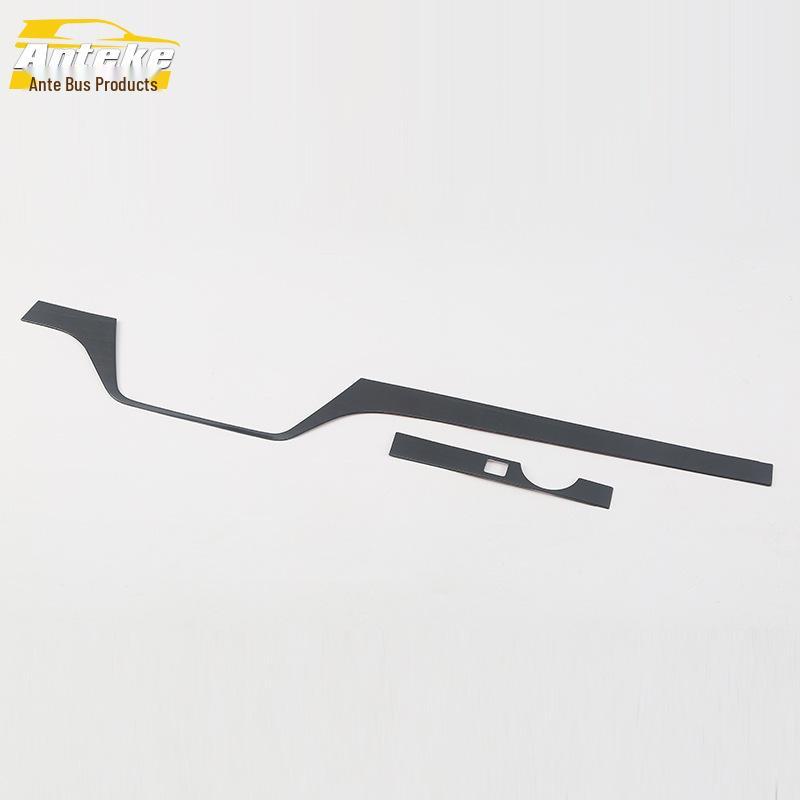 Fits 18 Komic Models: Stainless Steel Central Control Trim & Dashboard Decorative Strip Sticker.