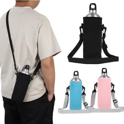 Outdoor Water Bottle Case Sleeve Sports Insulation Water Bottle Covers Pouch With Strap Portable Cellphone Holder Bottle Bag